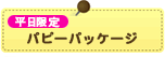 平日限定 パピーパッケージ